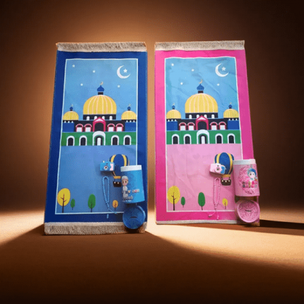 PRAYER MAT WITH TOY CAMERA GIFT SET FOR KIDS - Ramadan & Eid Gifts for Kids